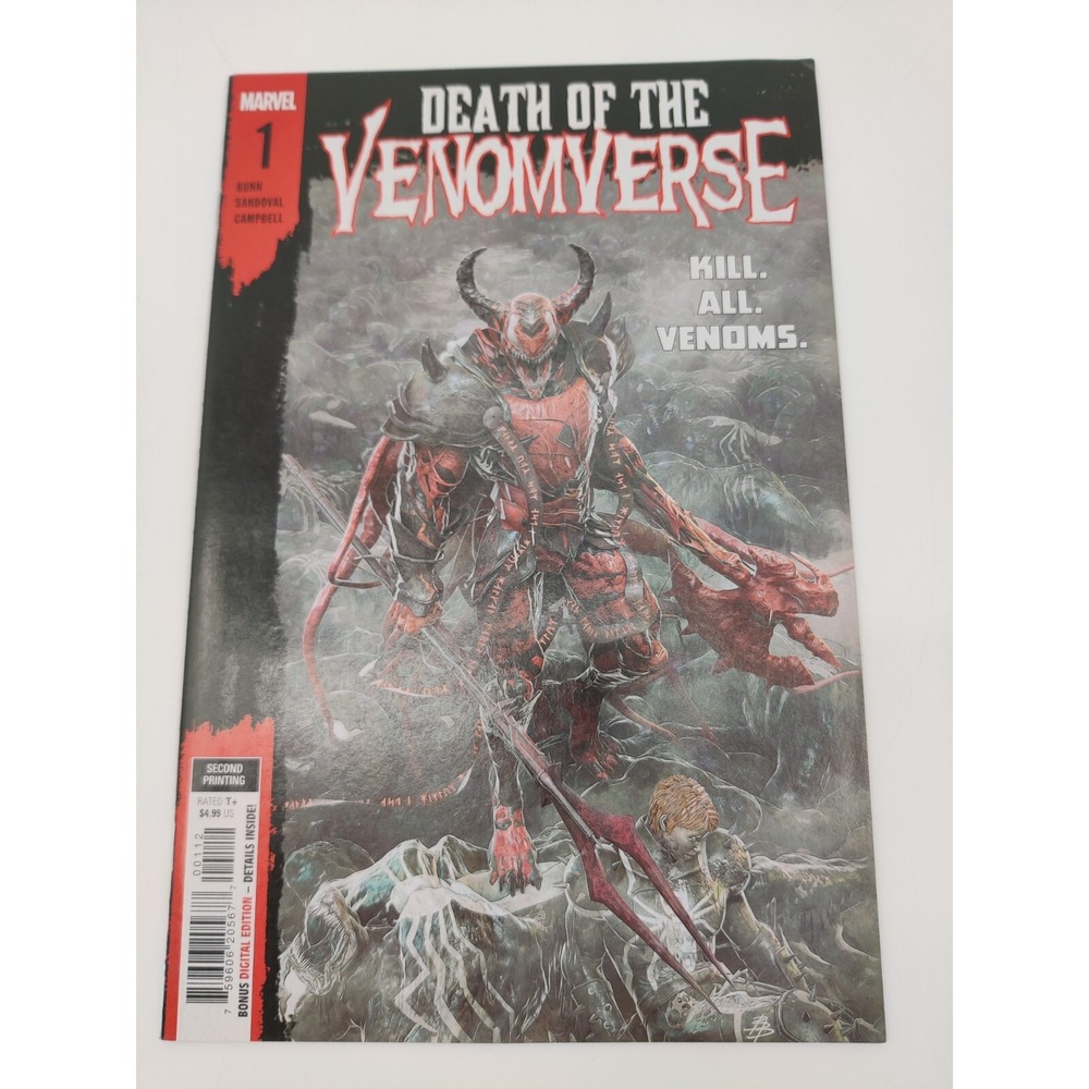 Death Of The Venomverse #1 Cvr A Barends Marvel Comics 2023 2nd Print NM